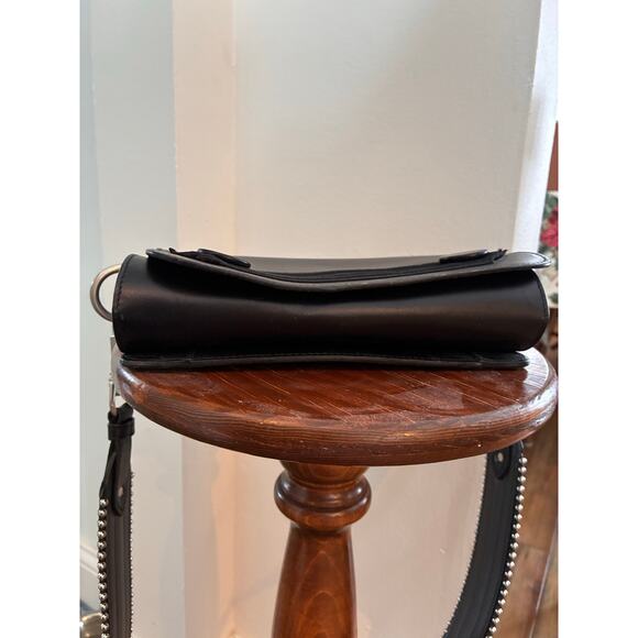 Black Leather Studded Zara Purse - Picture 9 of 9